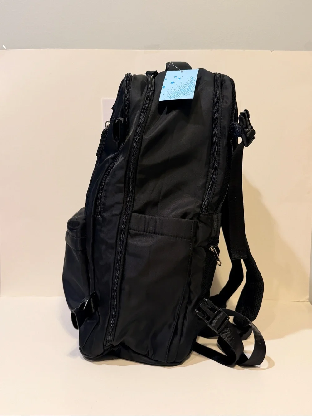 NWT WonHox Black Vacuum Seal Backpack Includes Air Pump